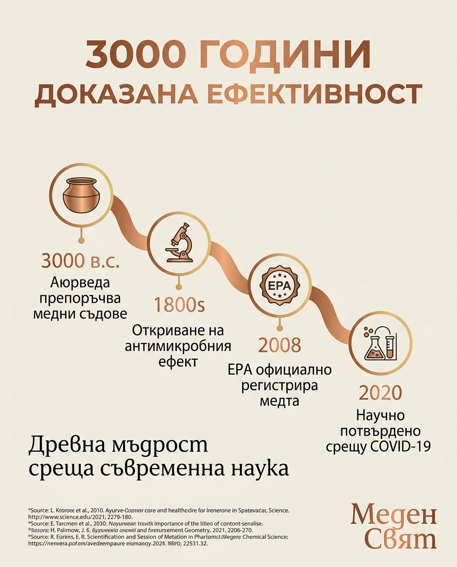 Медна чаша „Тракия" -  (200мл.)